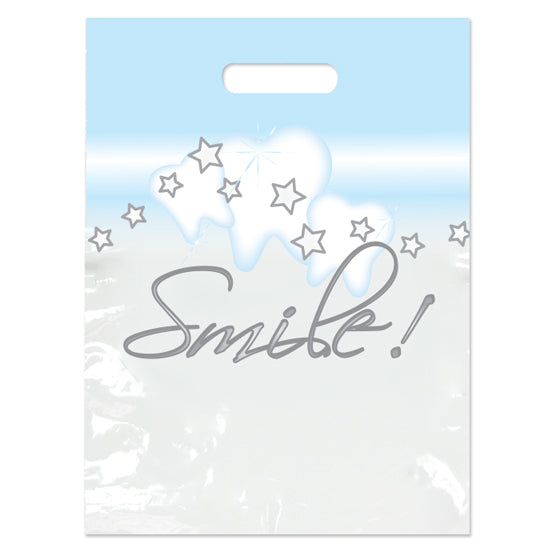 Sherman Specialty LBG64 Large Stars & Smile! Bag, 100 Per Pack