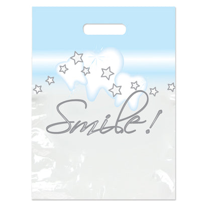 Sherman Specialty LBG64 Large Stars & Smile! Bag, 100 Per Pack