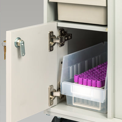 Clinton 67032 67032 Slimline Store & Go Phlebotomy Cart