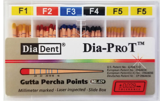 Diadent ML150-S693 Dia-ProT Assorted (F1-F5), 60 Pts/Box