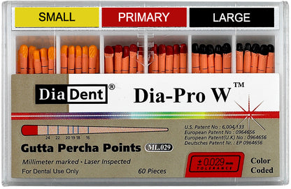 Diadent ML165-603 Dia-Pro W Large, 60 Pts/Box
