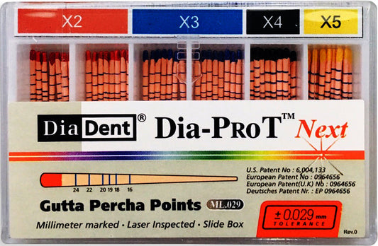 Diadent ML167-S691 Dia-ProT Next #X2/X5, 60 Pts/Box