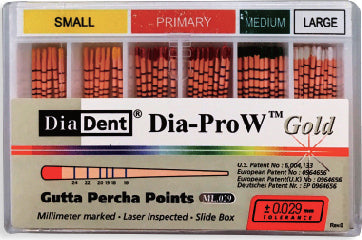 Diadent ML168-S604 Dia-Pro W Gold Large, 60 Pts/Box
