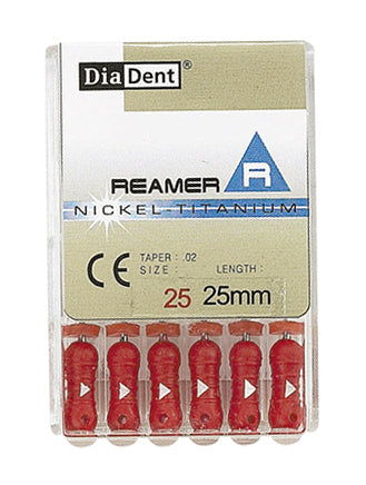 Diadent NT501-208 Reamer 25mm #40 , 6 files/Box