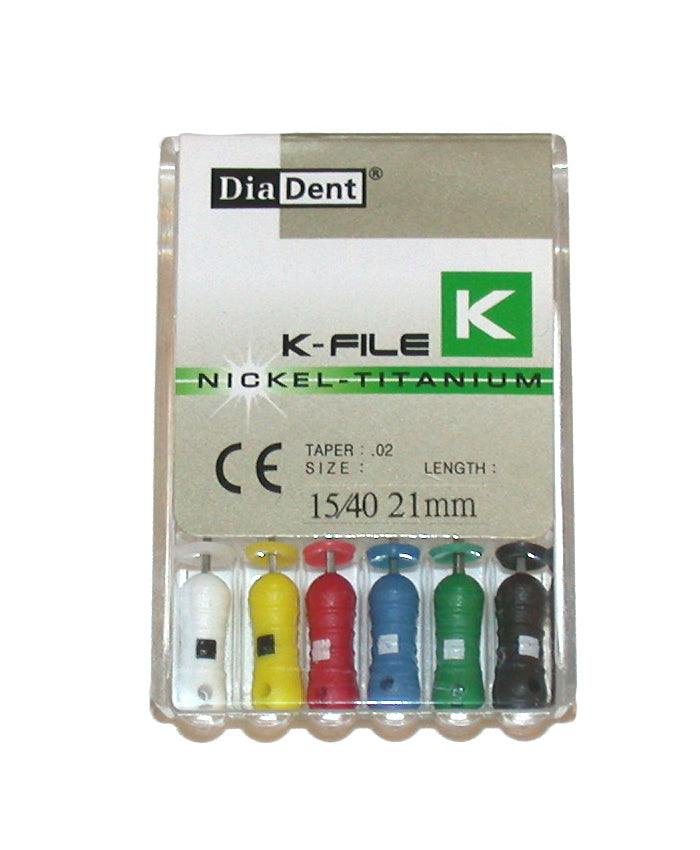 Diadent NT502-104 K-File 21mm #20 , 6 files/Box