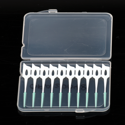 Oraline ORA20048 Proxy-Brite Thin Flexible Interdental Cleaners with Rubberized Tip – 72 Pack (72/Case)
