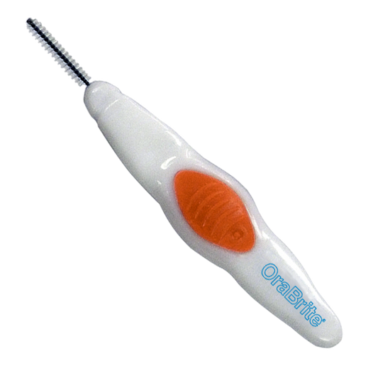 Oraline ORA20055 Interproximal Narrow Cylinder Interdental Brush  - 0.5mm Orange Precision Dental Cleaner  (72/Case)
