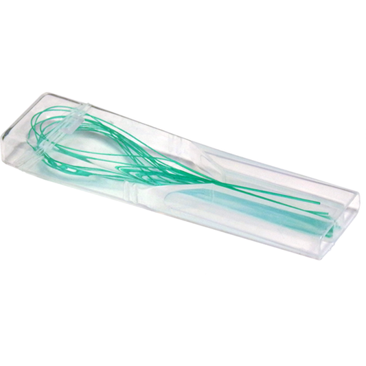 Oraline ORA20412 Floss Threaders in Hygienic Carrying Case  - Orthodontic & Bridge Cleaning Dental Floss Threaders  (100/Case)