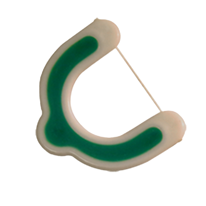 Oraline ORA30201 Flexible U-Shape Security Flosser  - Safe Nylon Dental Floss Pick for Institutional Oral Care  (500/Case)