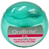 Oraline ORA48037 OraBrite PTFE Mint Dental Floss  - 4 Meter Ultra-Smooth Pocket Dispenser for Tight Interdental Cleaning  (144/Case)
