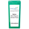 Oraline ORA48060 OraBrite 200 Yard Mint Waxed Dental Floss  - Long-Lasting Bulk Dispenser for Professional Oral Care (72/Case)