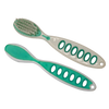 Oraline ORA90046 OraBrite Ultra Flexible Crossover Security Toothbrush  - 4 Inch 45-Tuft Institutional Oral Care Brush  (144/Case)