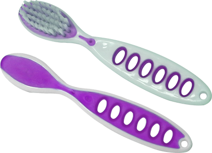 Oraline ORA90047 Ultra Flex 4 Security Toothbrush  - 4 Inch 45-Tuft Flexible Crossover Institutional Toothbrush  (144/Case)