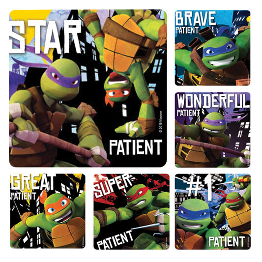 Sherman Specialty PS597 Teenage Mutant Ninja Turtles Patient Stickers, 100 Per Roll