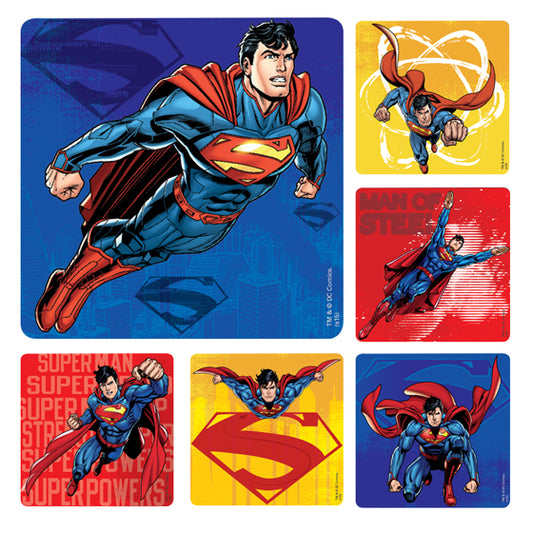 Sherman Specialty PS606 Superman Stickers, 100 Per Roll