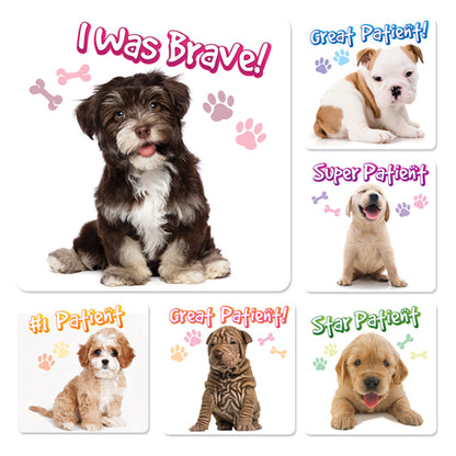 Sherman Specialty PS647 Puppy Patient Stickers (100), 100 Per Roll