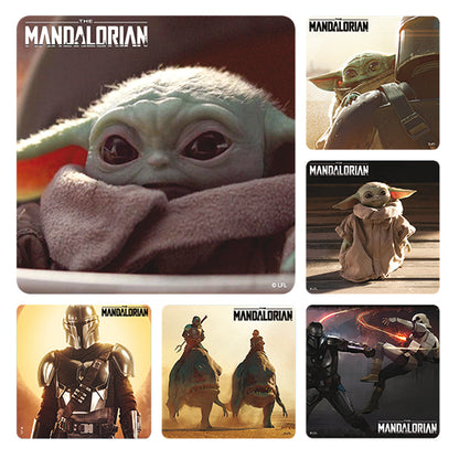 Sherman Specialty PS702 The Mandalorian Stickers, 100 Per Roll