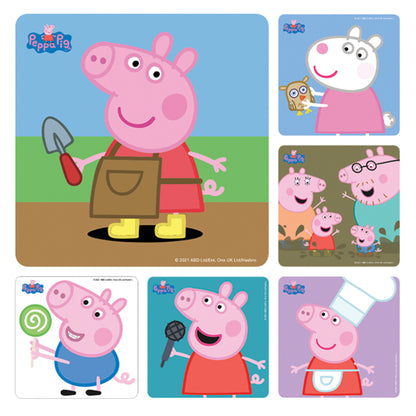 Sherman Specialty PS734 Peppa Pig Stickers, 100 Stickers Per Roll.