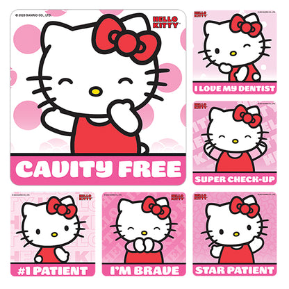 Sherman Specialty PS753 Hello Kitty Dental, 100 Stickers Per Roll