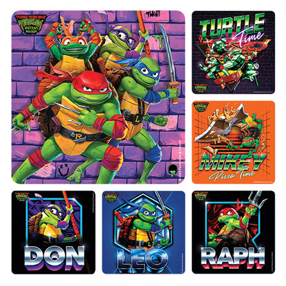 Sherman Specialty PS764 TMNT Mutant Mayhem Stickers, 100 Stickers Per Roll