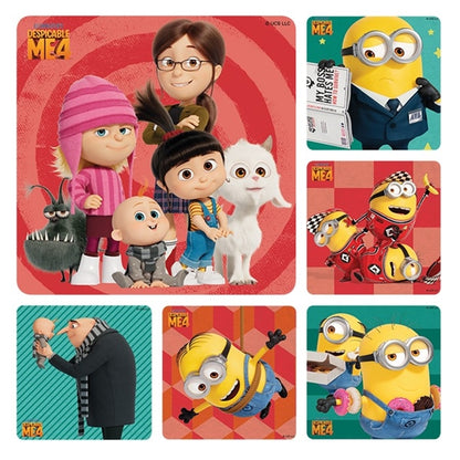 Sherman Specialty PS772 Despicable Me 4 Stickers, 100 Stickers Per Roll