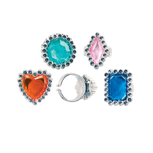 Sherman Specialty R3 Large Jewel Ring Assorted, 144 Per Pack