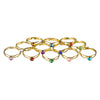 Sherman Specialty R47 Boxed Birthstone Rings Assorted, 36 Per Box