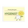 Sherman Specialty RC1396 Hygienist Flower Postcard, 250 Per Pack