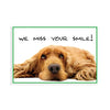 Sherman Specialty RC4998 Dog We Miss Your Smile 4-Up, 200 Per Pack