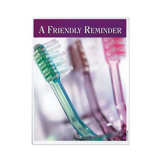 Sherman Specialty RC5398 Toothbrushes Postcard, 250 Per Unit