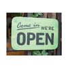 Sherman Specialty RC6965 Green We're Open Sign Postcard, 250 Per Pack