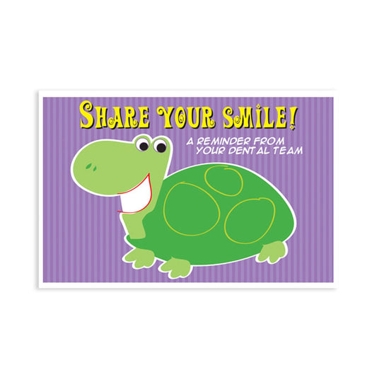 Sherman Specialty RC7258 Turtle Share Postcard, 250 Per Pack