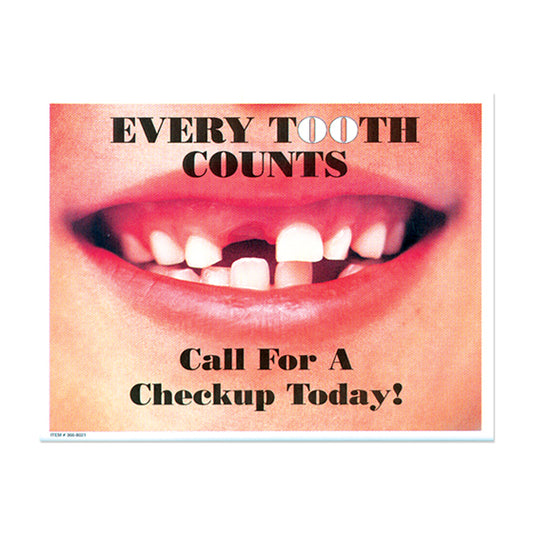 Sherman Specialty RC8021 Every Tooth Postcard, 250 Per Unit