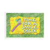 Sherman Specialty RC8752 Time For A Smile Check Postcard, 250 Per Pack