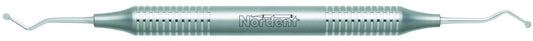 Nordent REEC125-126 English Pattern Spoon #125-126 Double End Excavator With Duralite Round Handle.