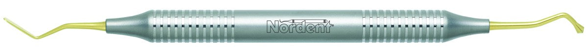 Nordent REPFI22T #22T Long Paddle/Medium Acorn With Titanium Nitride Coated, Round Handle