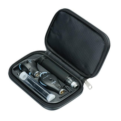 MDF Instruments RSTR-3746-203.015 Riester L3 Otoscope/ L2 Ophthalmoscope Fiber-Optic 3.5V LED Illumination with USB Charger and Rechargeable Lithium-Ion Battery