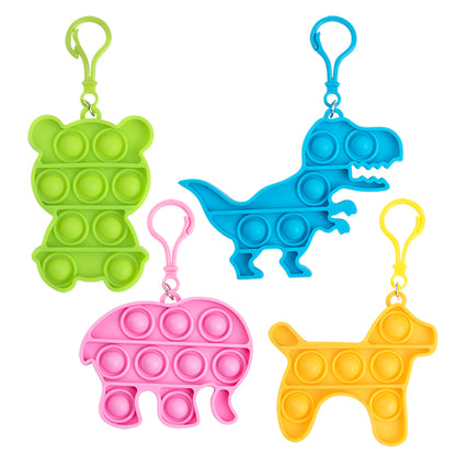 Sherman Specialty S25216 Popper Toy Keychain Assortment, 24 Per Pack