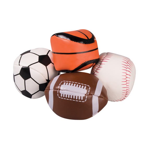 Sherman Specialty S2636 3" Sports Kick Bags Assorted, 24 Per Pack