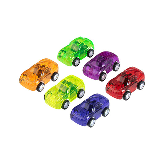 Sherman Specialty S30013 Translucent Pull Back Cars, 36 Per Pack