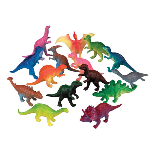 Sherman Specialty S4116 3" Realistic Dinosaurs Assorted, 144 Per Pack