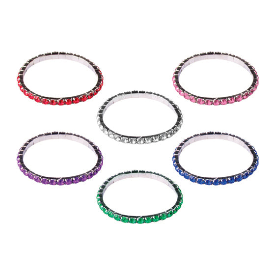 Sherman Specialty S6165 Diamond Tennis Bracelets Assorted, 36 Per Pack