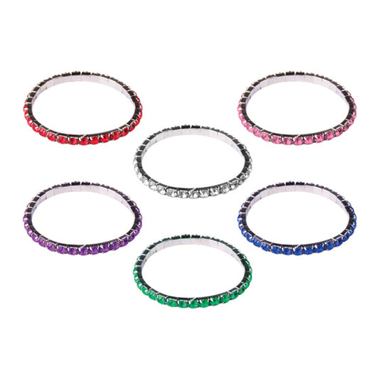 Sherman Specialty S6165 Diamond Tennis Bracelets Assorted, 36 Per Pack