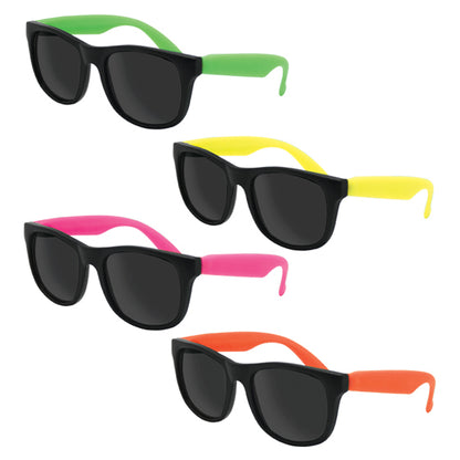 Sherman Specialty S70380 S70380 - Kids Classic Neon Glasses, 12 Assorted Per Pack