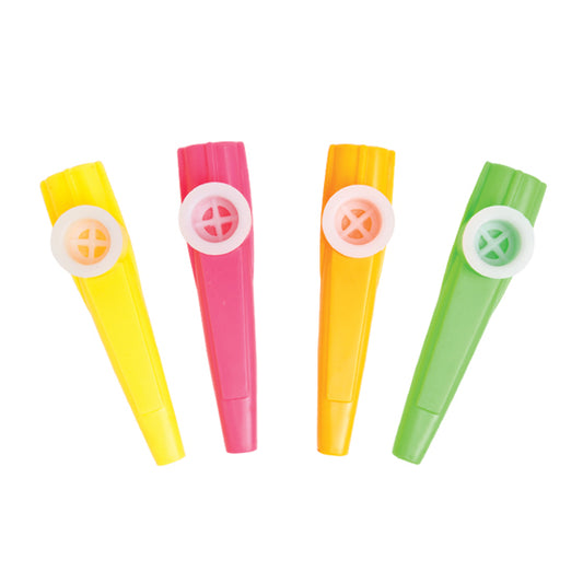 Sherman Specialty S7140 4" Assorted Neon Kazoos, 36 Per Pack