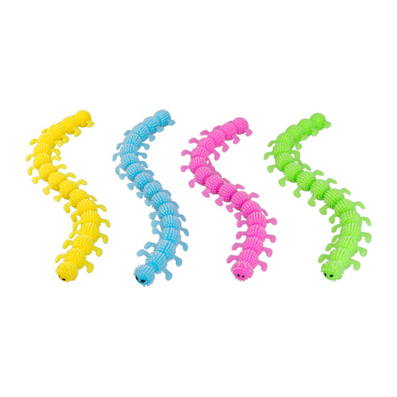 Sherman Specialty S71473 Stretchy Caterpillar Assortment, 24 Per Pack