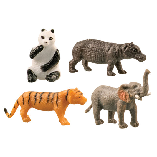 Sherman Specialty S7418 2.5" Stretchy Zoo Animals Assorted, 36 Per Pack