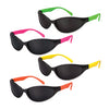 Sherman Specialty S7744 S7744 - Neon Sport Sunglasses, 12 Per Pack