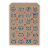 Sherman Specialty S8662 Dogs & Cats Brown Paper Bags, 100 Per Pack