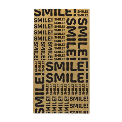 Sherman Specialty S8675 Scatter Smile Brown Paper Lunch Bag, 100 Per Pack